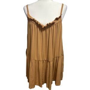 Torrid Womens 4X Tank Top Boho Feminine Lightweight Crinkle Gauze Vacation